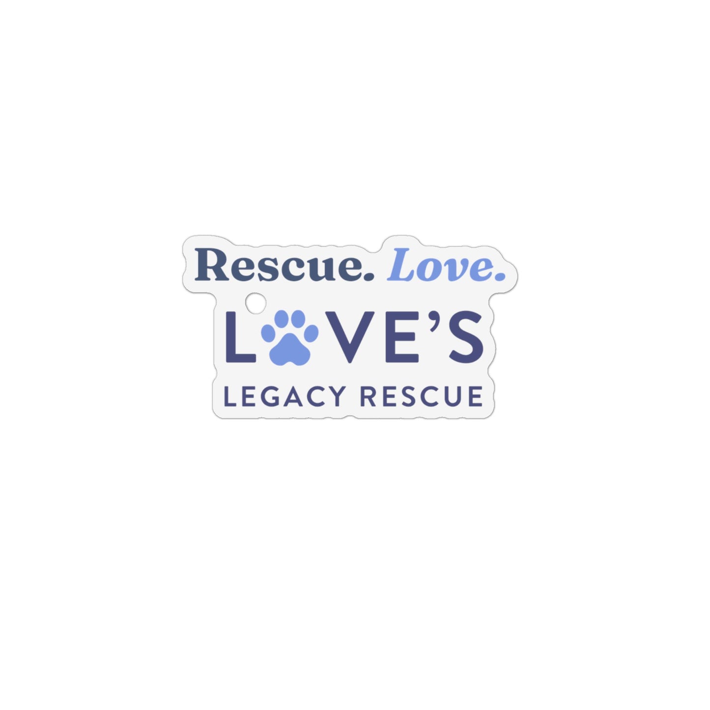 Rescue Love Car Magnet