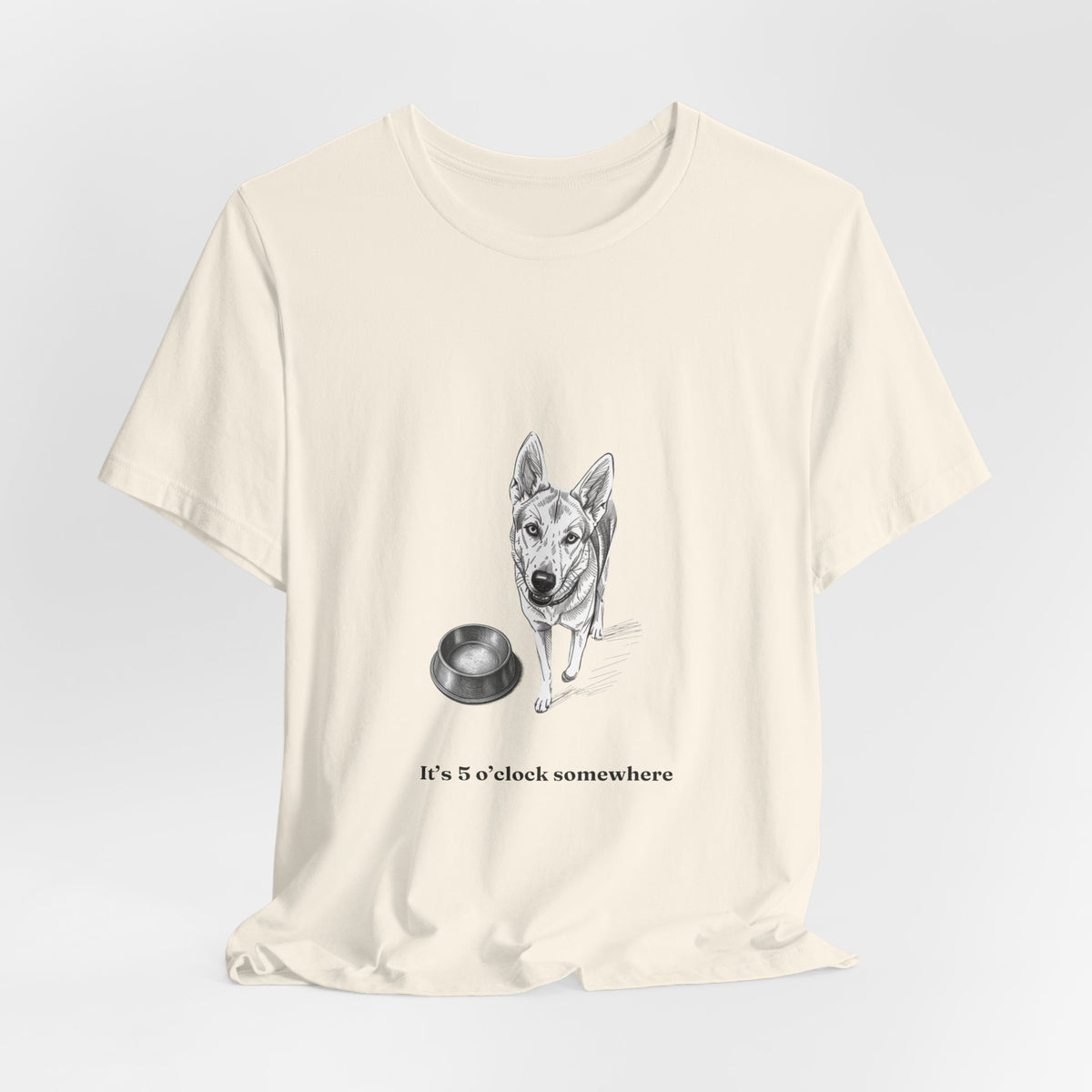 Dog Lover Tee — 'It's 5 o'clock Somewhere' Shirt