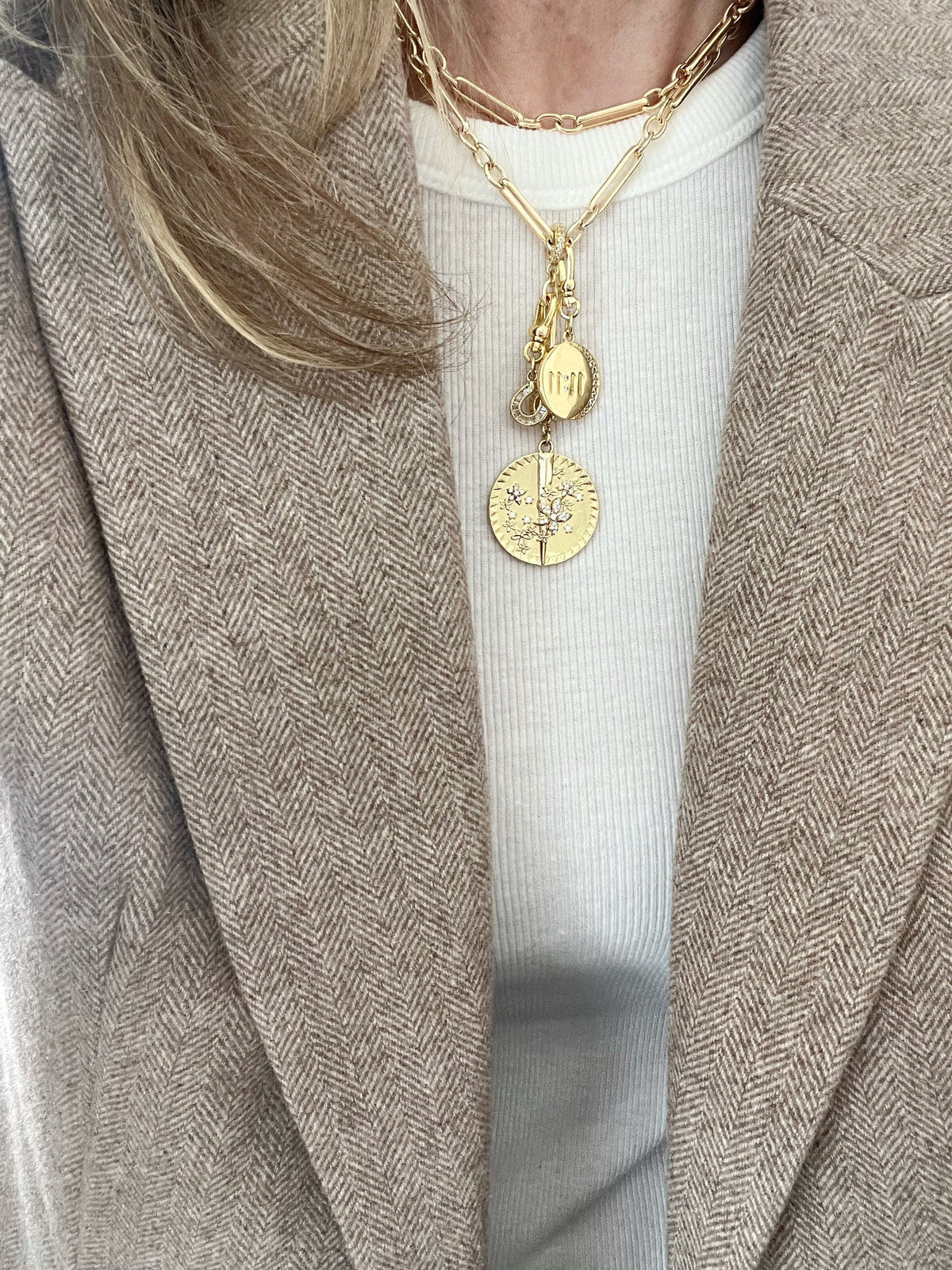 Bloom & Thrive Charm Necklace