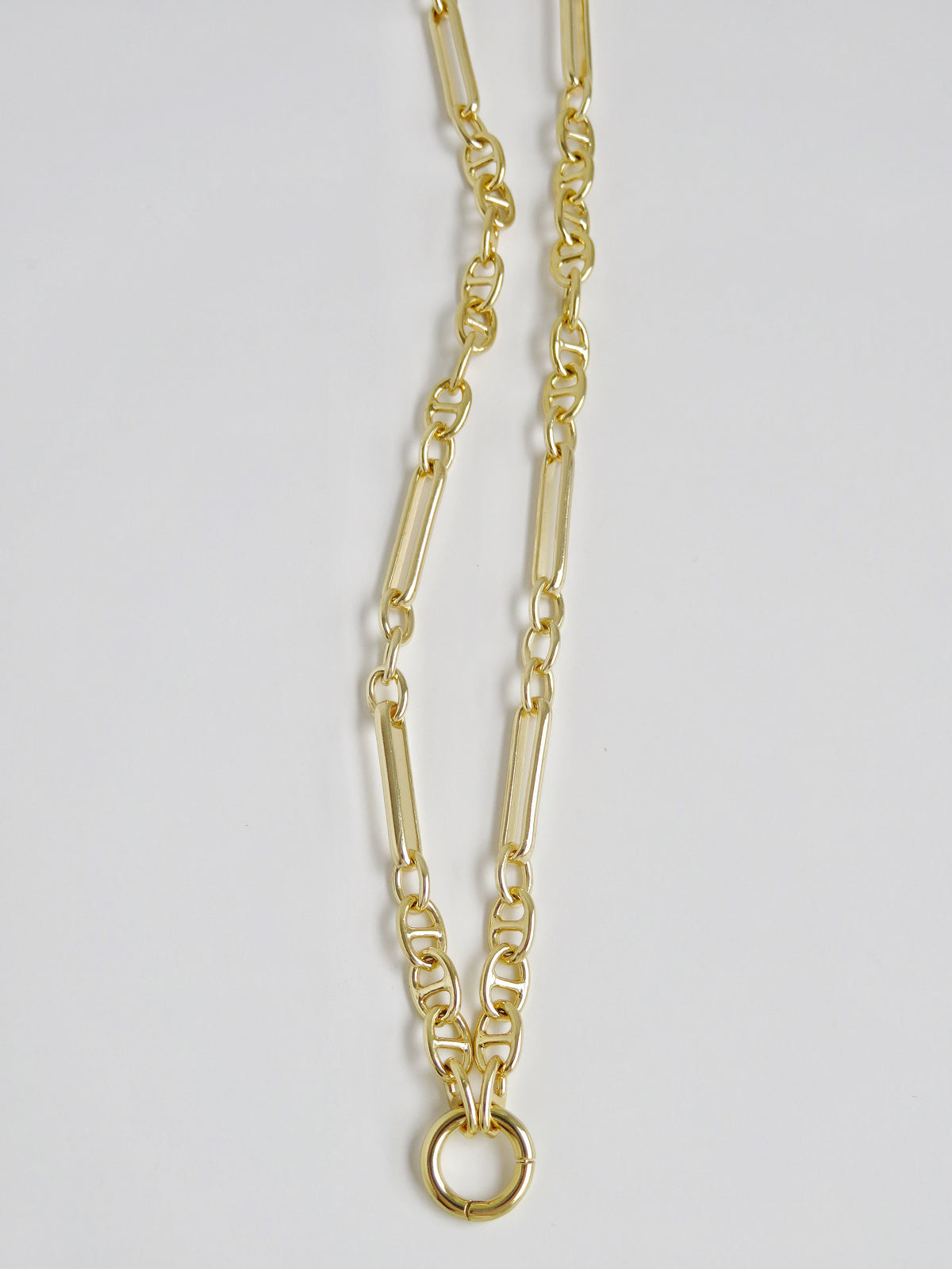 Sanxenxo Charm Holder Necklace - Clicker Clasp - add charms