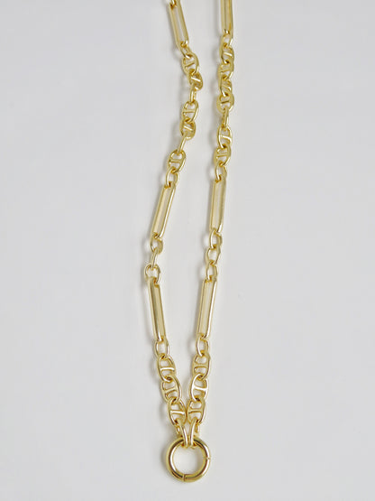 Sanxenxo Charm Holder Necklace - Clicker Clasp - add charms