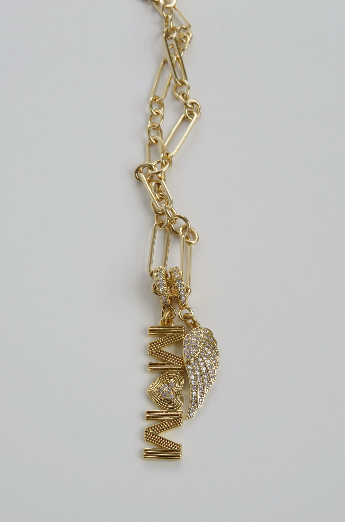 Mom Vibes Charm on Diamond Clasp