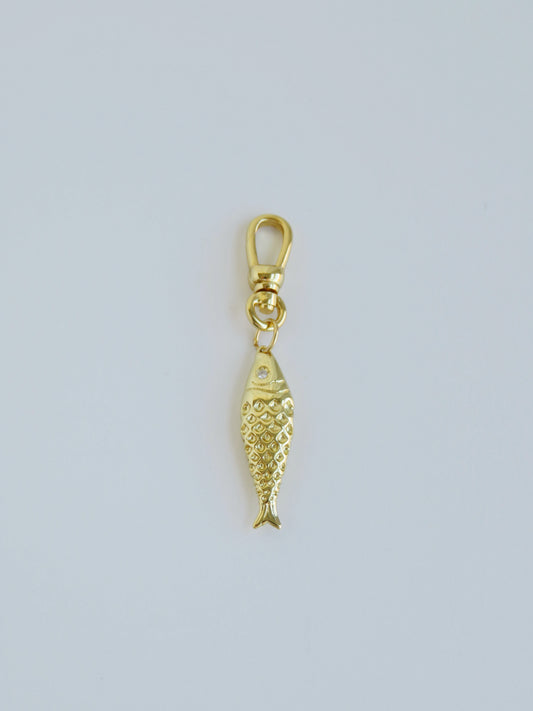 Fish Charm on Swivel Clasp