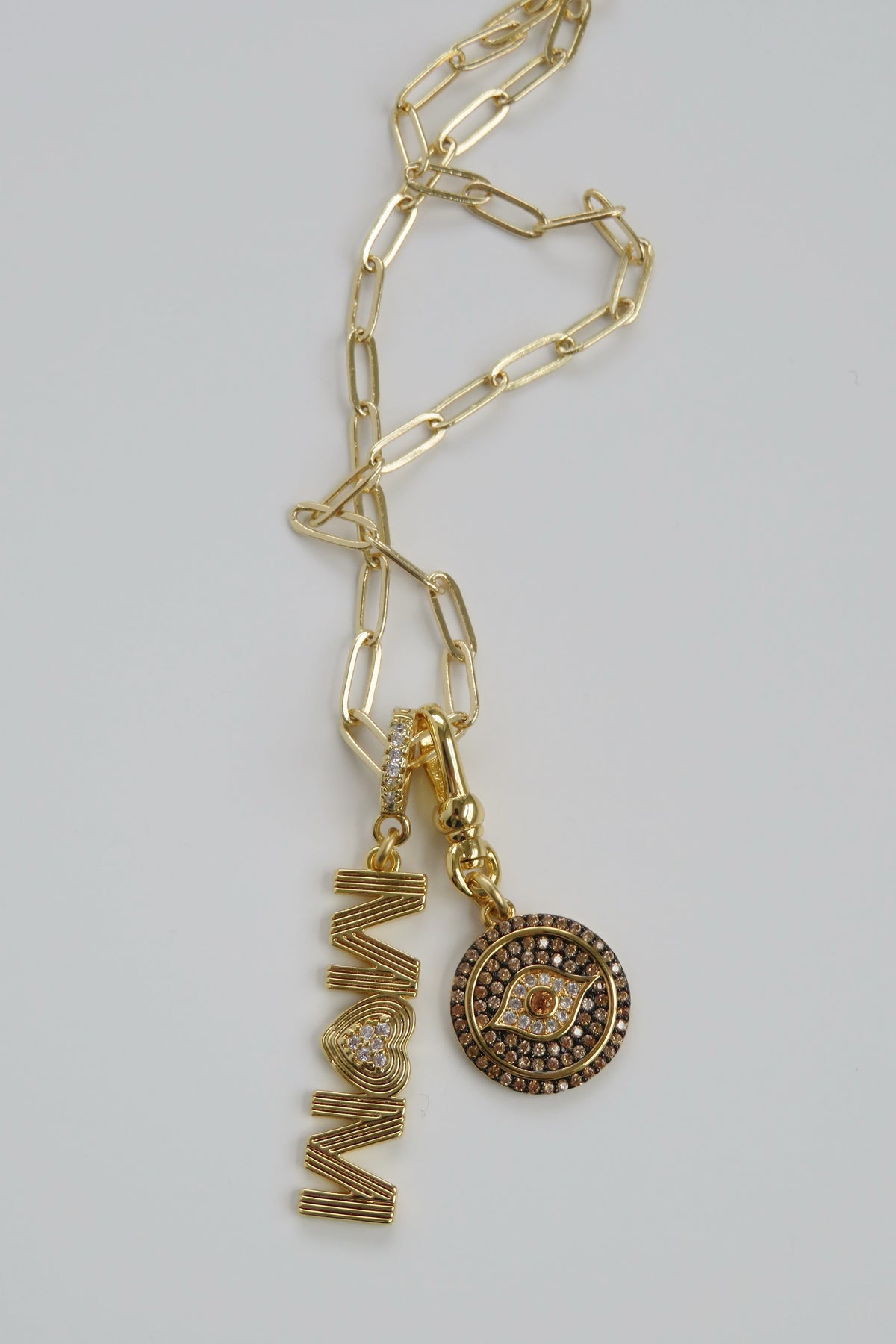 Mom Vibes Charm on Diamond Clasp
