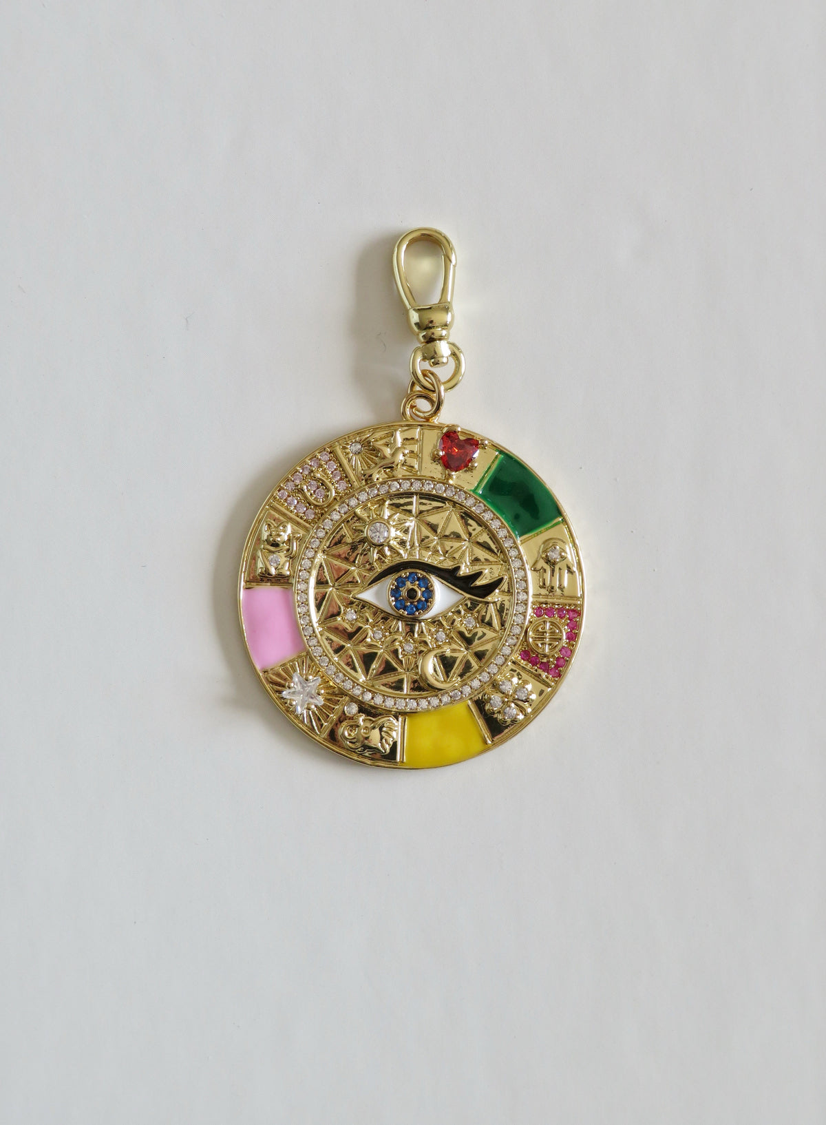 Celestial Evil Eye Good Luck Charm with Clasp