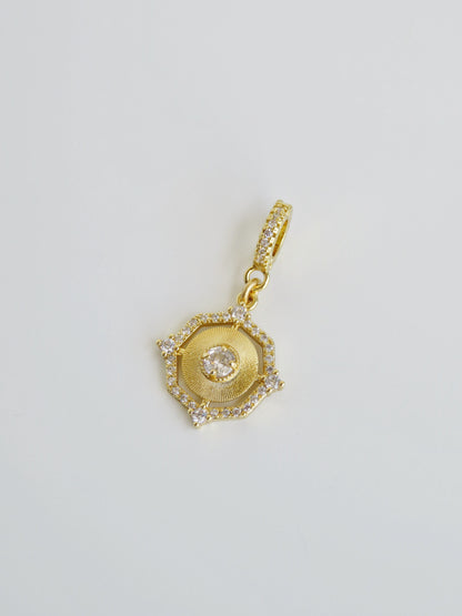 Light Energy - Sun Charm on Diamond Hinged Clasp