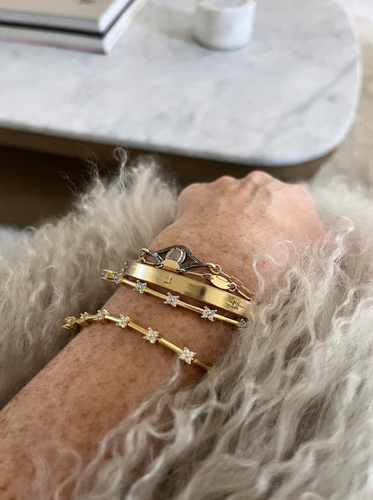 Davina Studded Diamond Bracelets