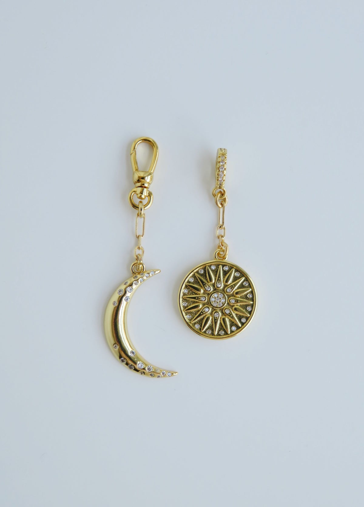 Celestial Hinged Clasp Chain Charms
