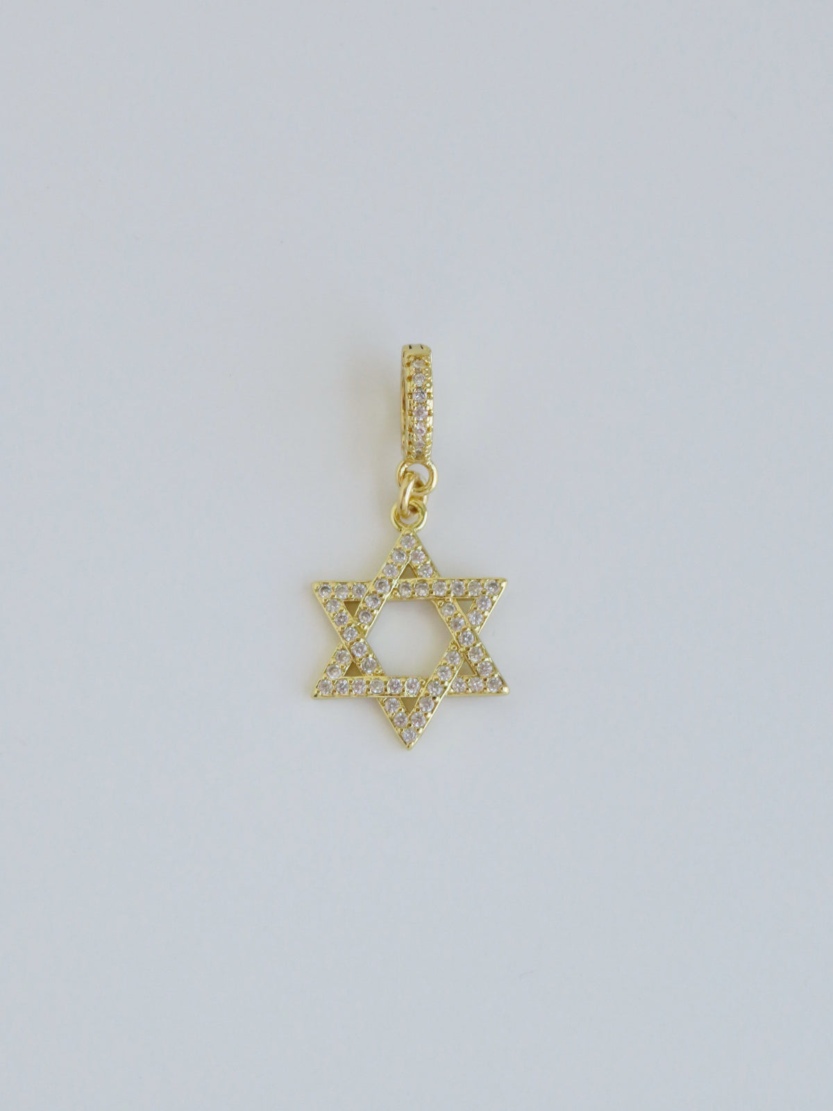 Timeless Brilliance - Star of David Charm on Clasp