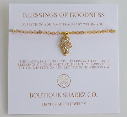 Divine Blessings - Kira Hamsa Bracelet