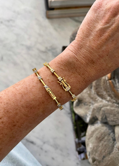 Davina Studded Diamond Bracelets