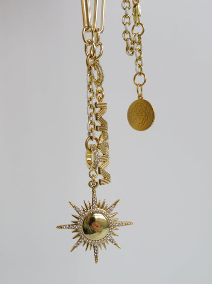 Radiant Sun Pendant on Clasp