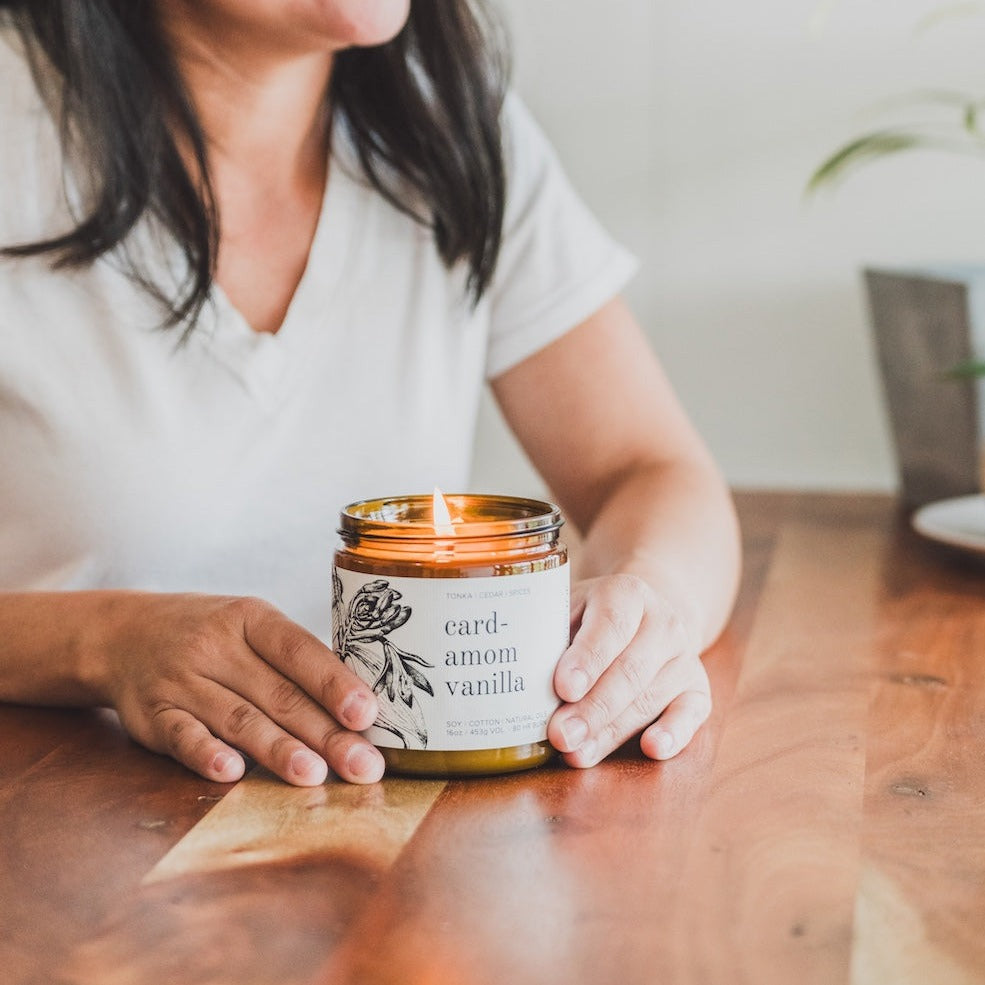 Cardamom Vanilla Soy Candle