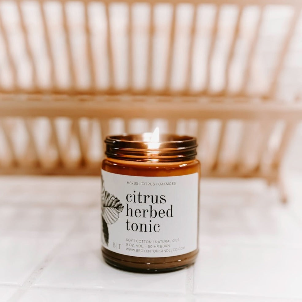 Citrus Herbed Tonic Soy Candle