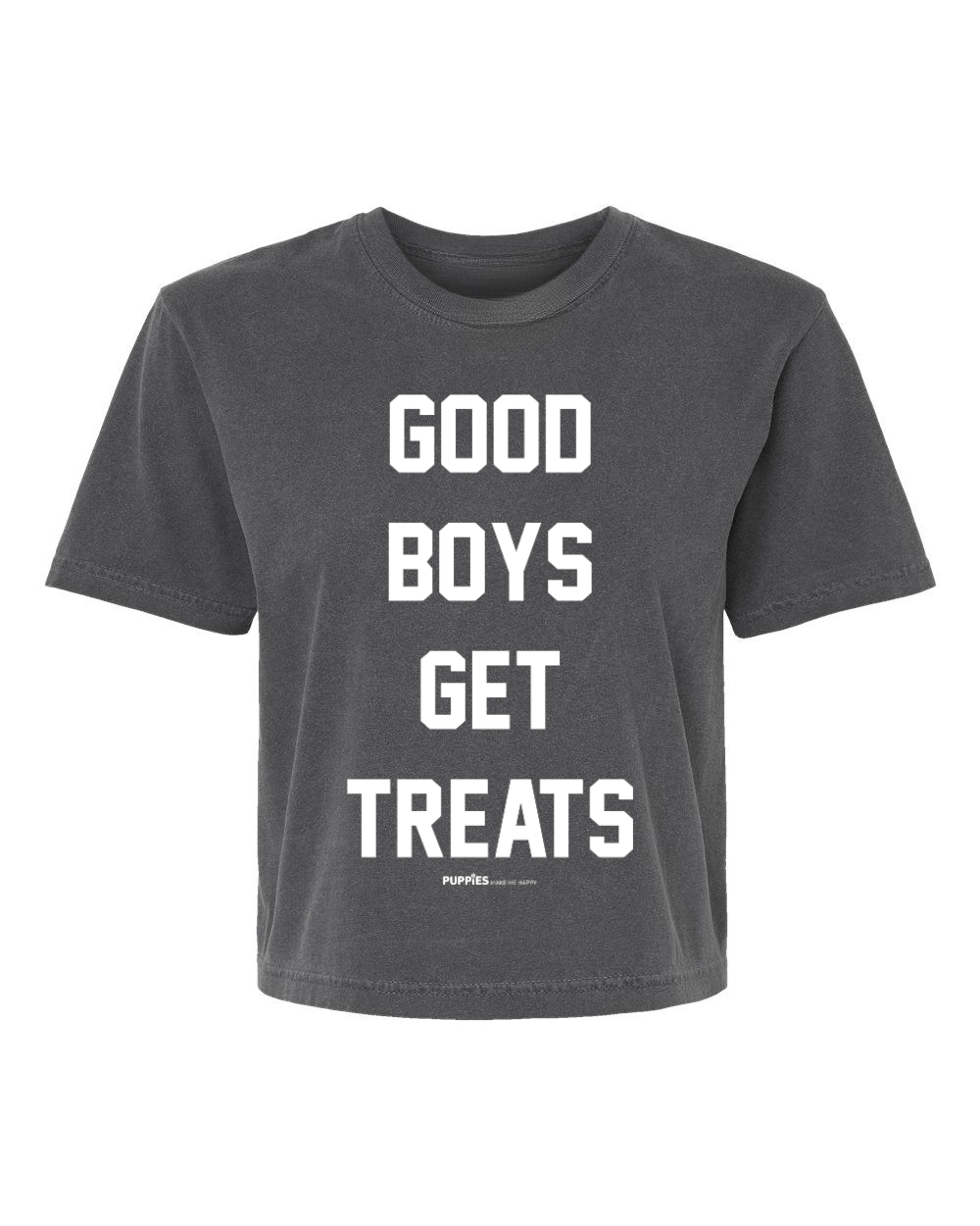 Good Boys Get Treats Crop Tee | Gift for Dog Moms & Dog Lovers | Made in USA