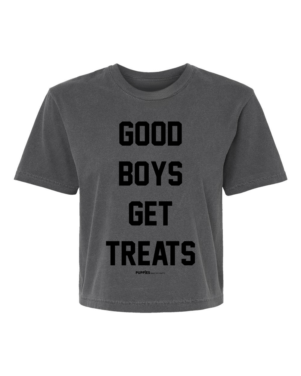Good Boys Get Treats Crop Tee | Gift for Dog Moms & Dog Lovers | Made in USA
