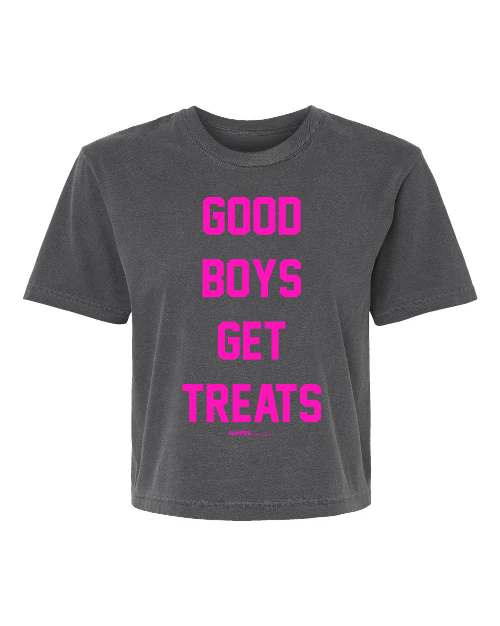 Good Boys Get Treats Crop Tee | Gift for Dog Moms & Dog Lovers | Made in USA