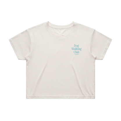 Dog Walking Club Crop Top | Gift for Dog Moms Who Love Their Walks | Made in USA