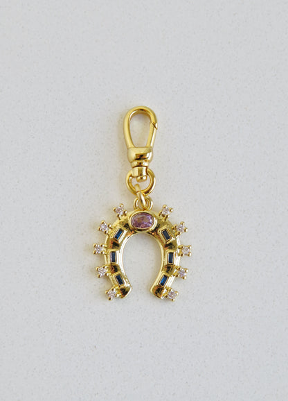 Diamond Horseshoe with Swivel Clasp
