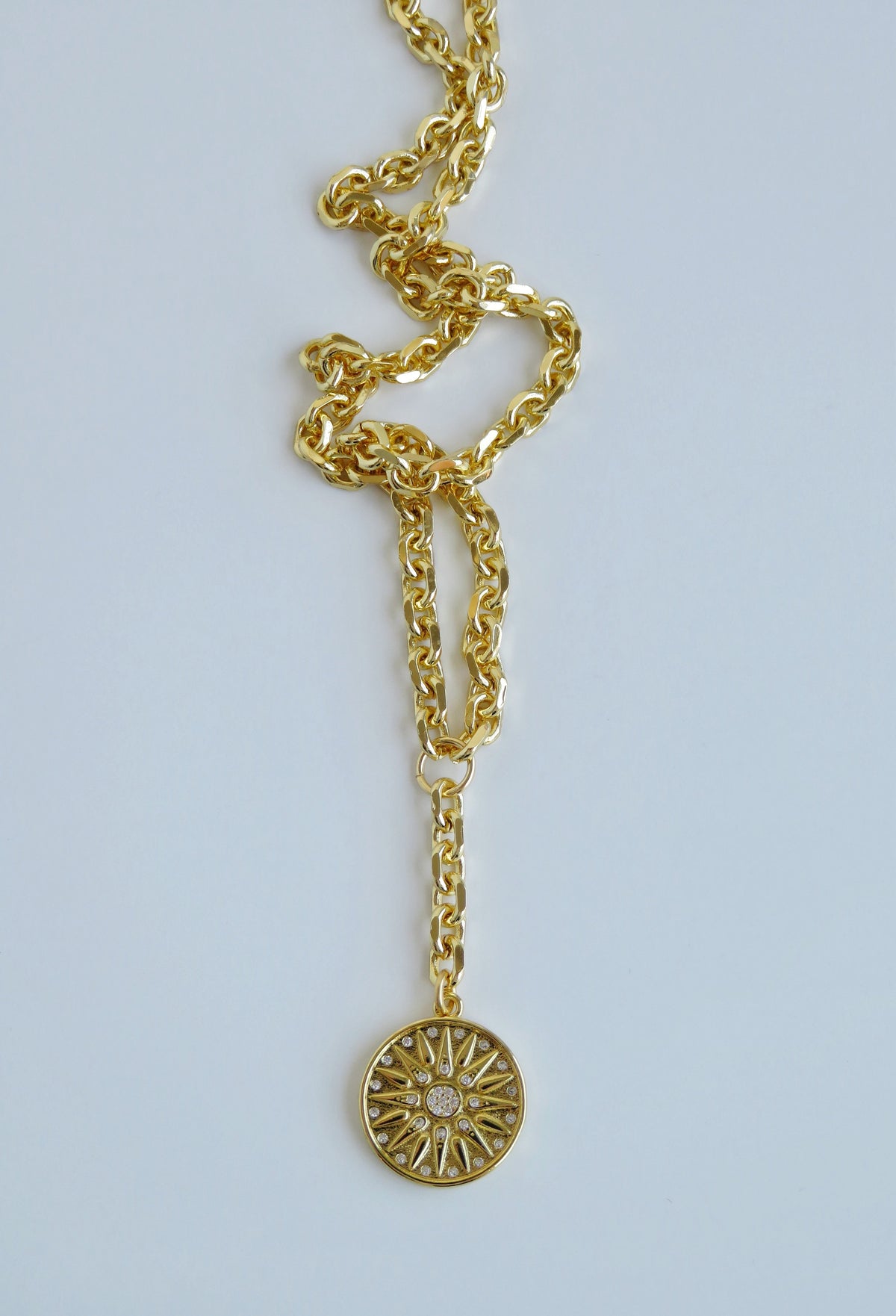 Diamond Sun Burst - Valencia Extension Necklace