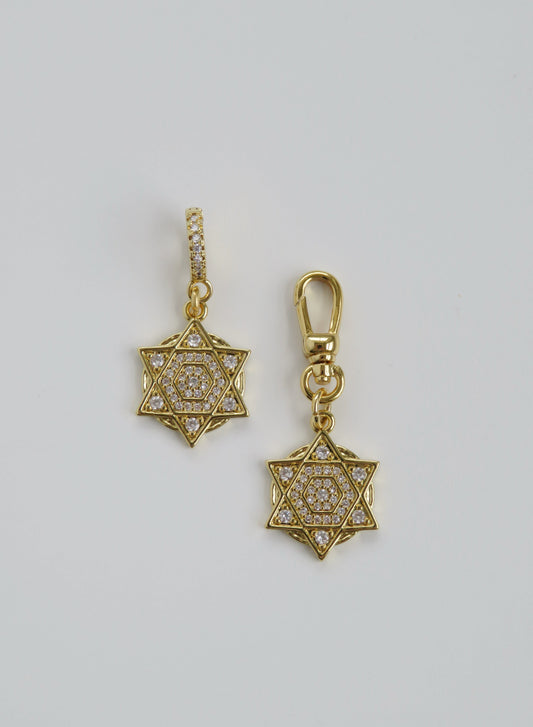 Empower My Spirit  - Star of David Charm on Clasp