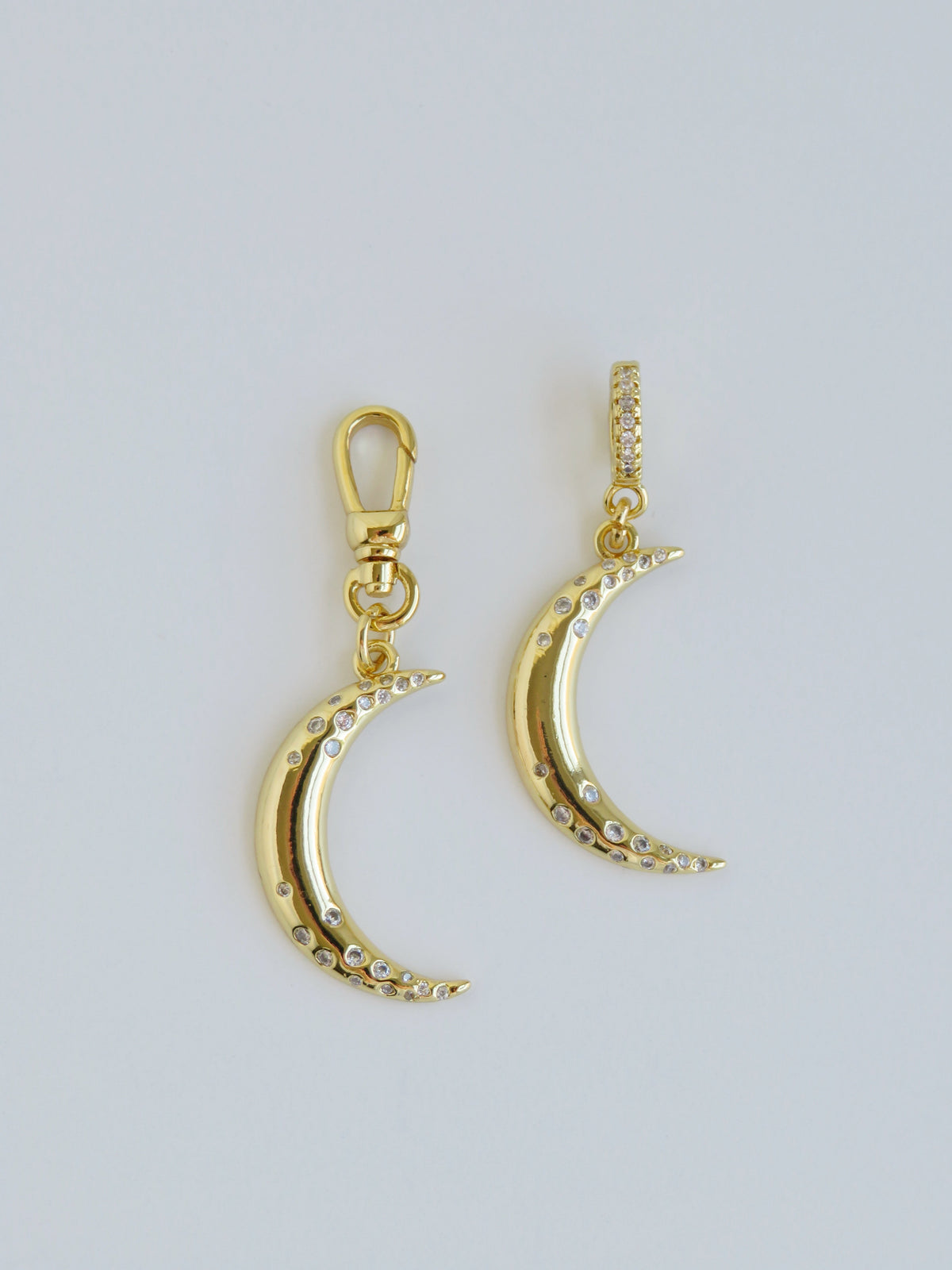 Trust Your Intuition - Crescent Moon Charm on Clasp