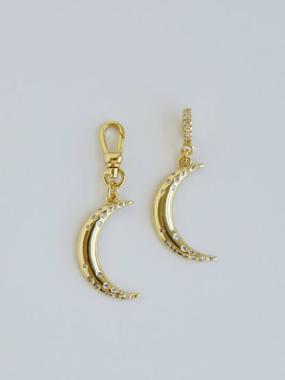 Trust Your Intuition - Crescent Moon Charm on Clasp