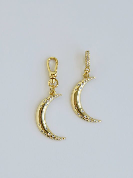 Trust Your Intuition - Crescent Moon Charm on Clasp