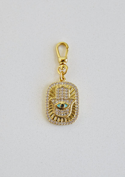 Hamsa - Hand of God Charm on Swivel Clasp