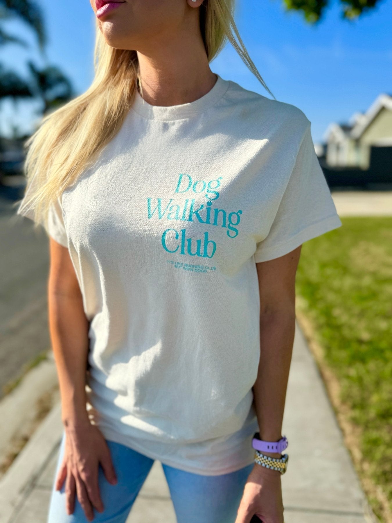Dog Walking Club T-Shirt | Gift for Dog Lovers & Dog Walkers | Puppies Soft™ Fabric
