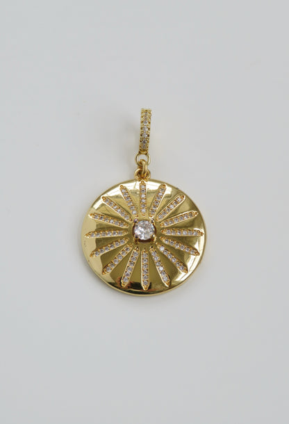Luminous Pendant on Diamond Hinged Clasp