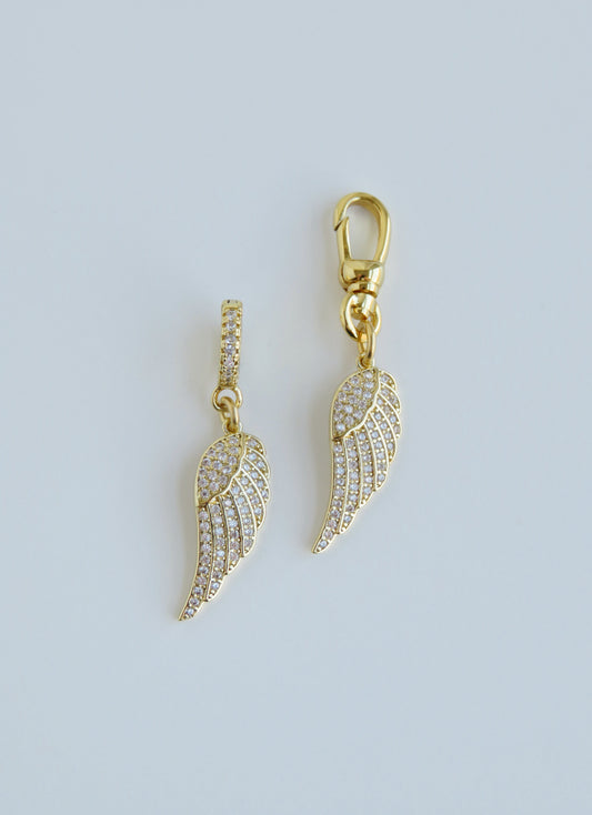Divine Guidance - Angel Wing Charm on Clasp