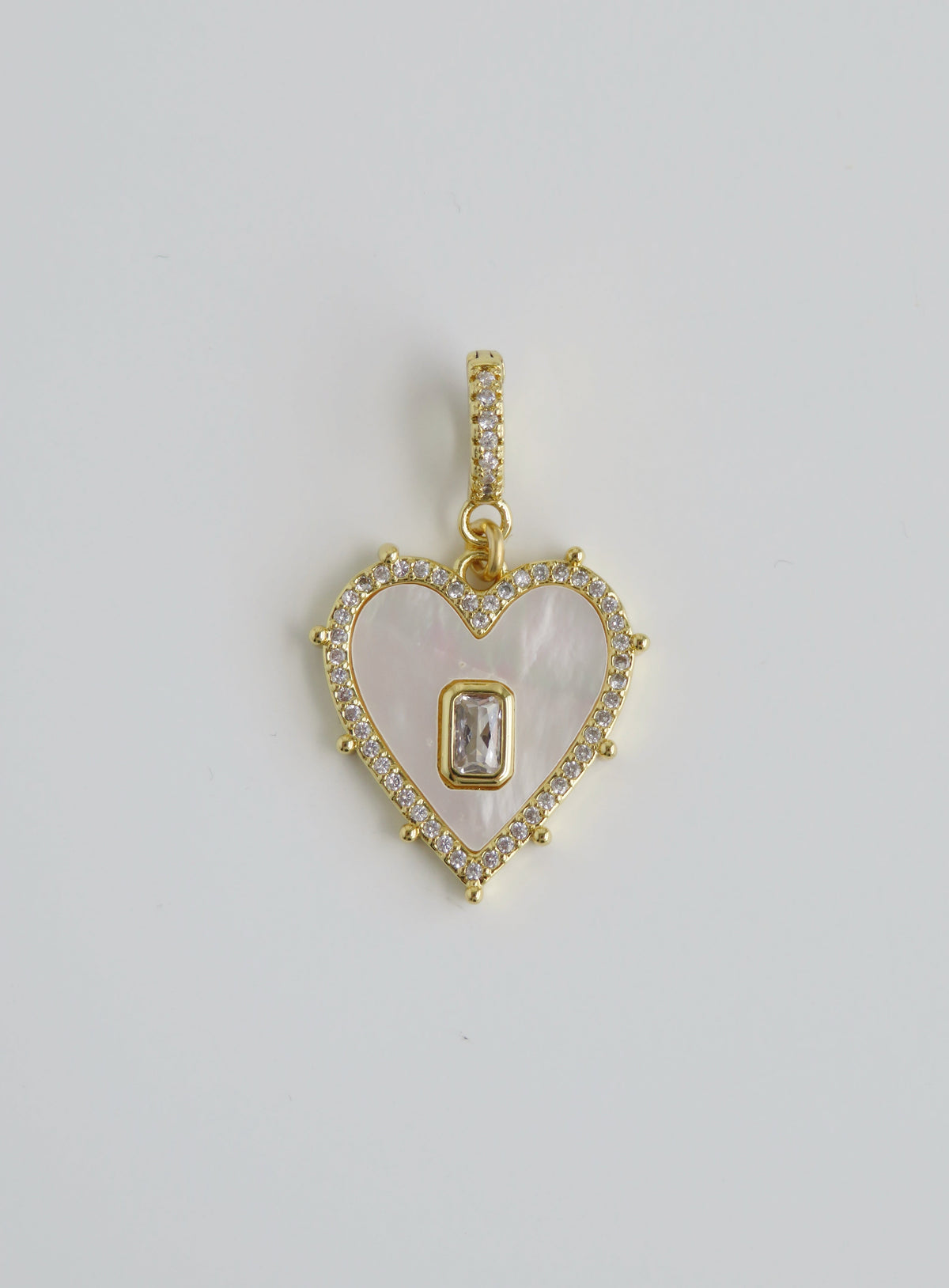 Perla Charms on Diamond Clasp