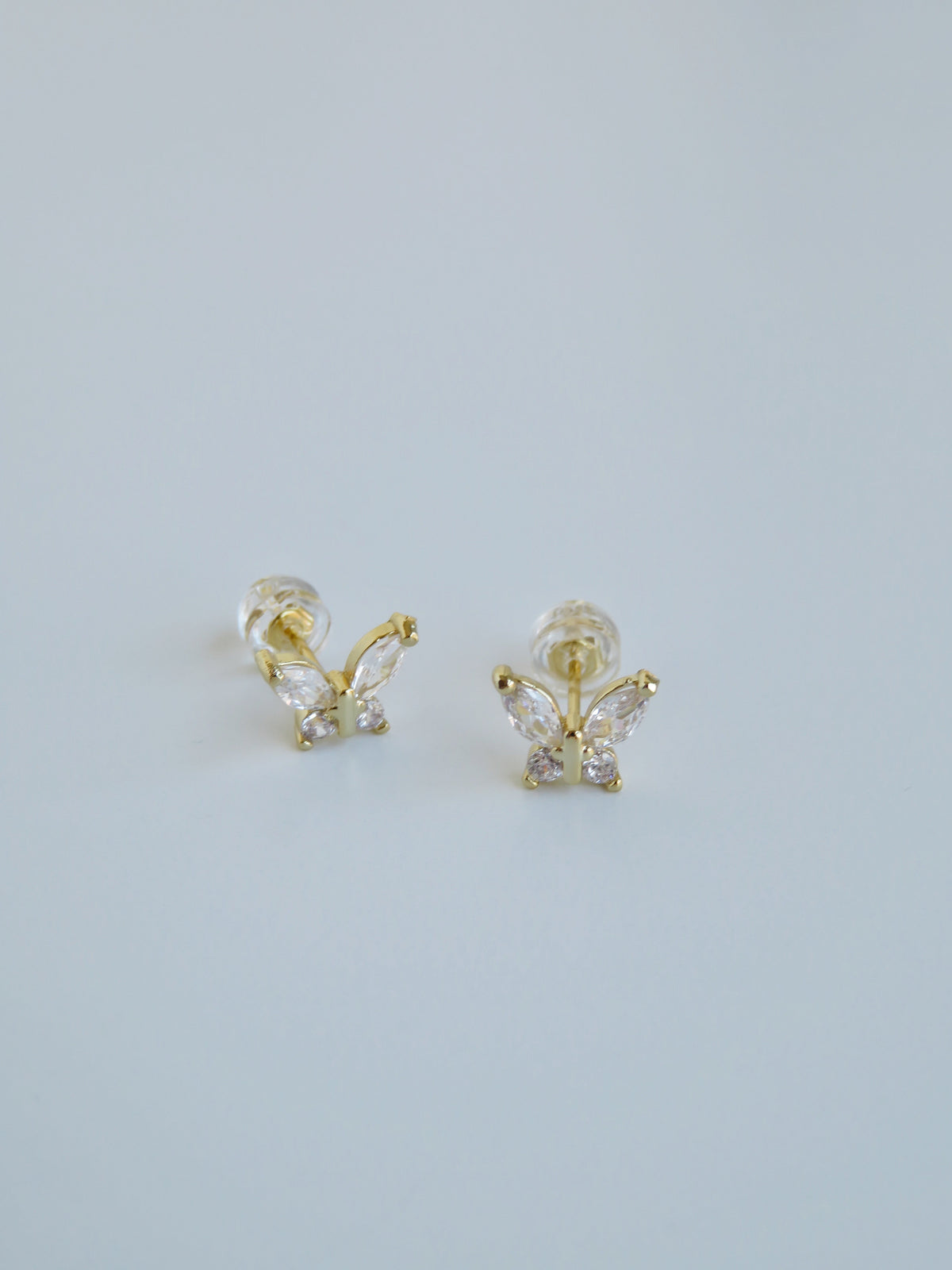 Diamond Butterfly Earrings