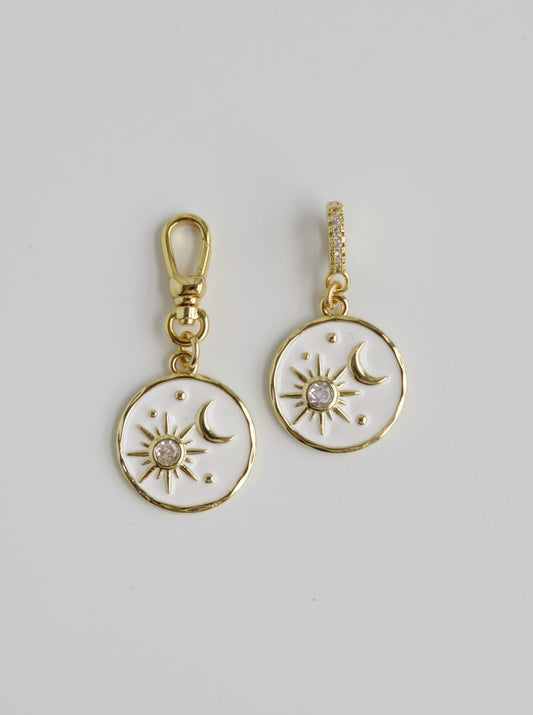 Enamel Celestial Charm on Clasp