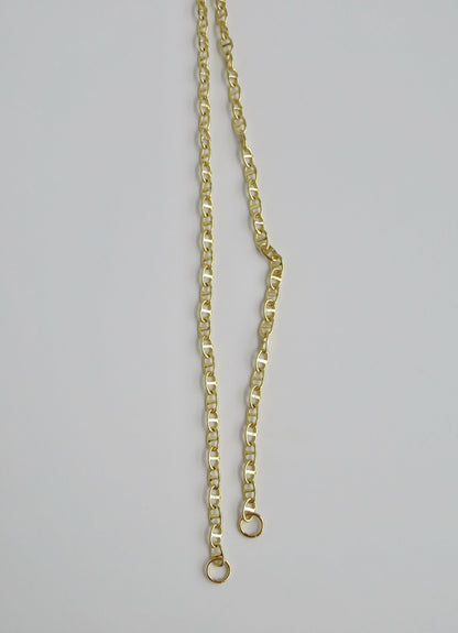 Petite Mariners Charm Holder Necklace - Clicker Clasp - add charms
