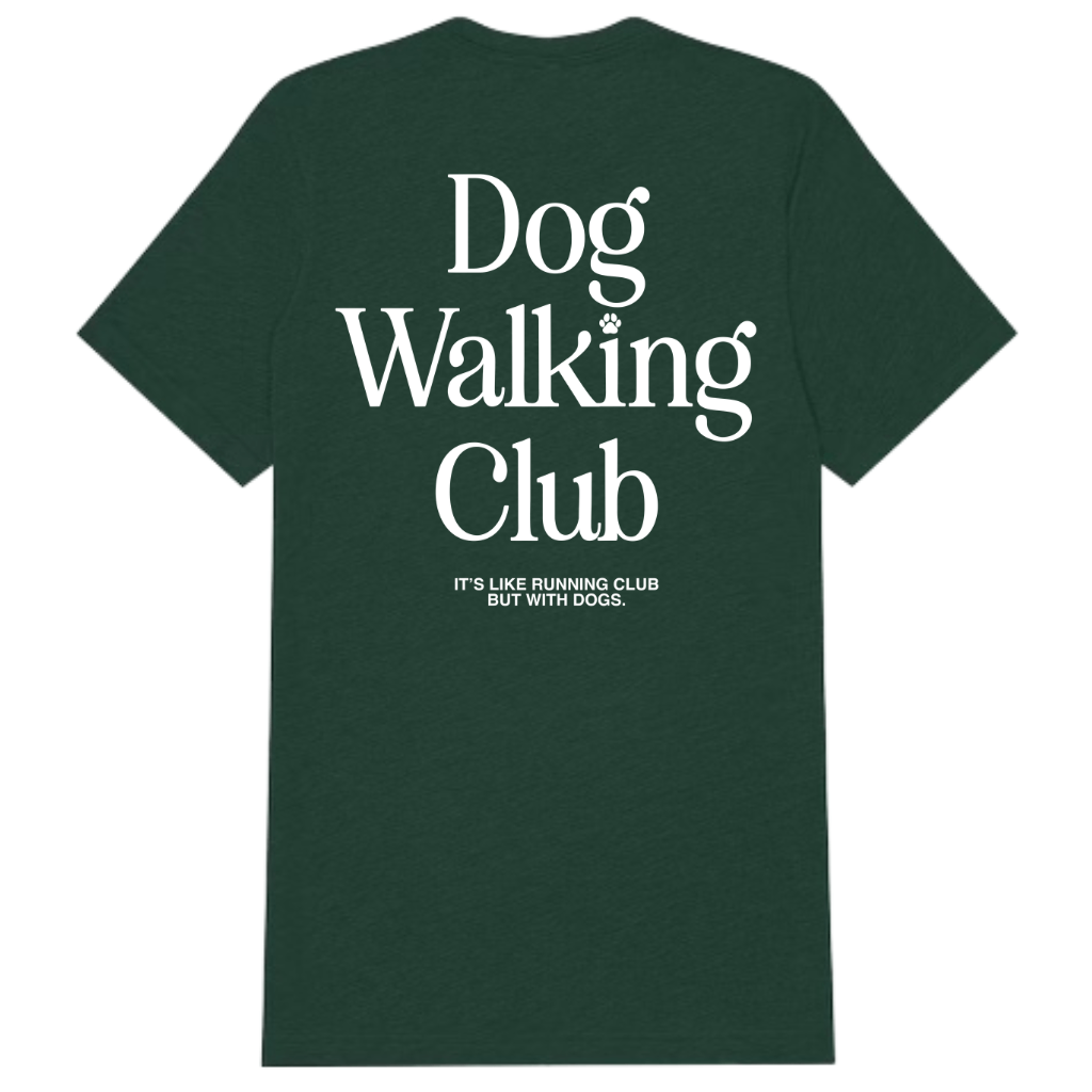 Dog Walking Club T-Shirt | Gift for Dog Lovers & Dog Walkers | Puppies Soft™ Fabric