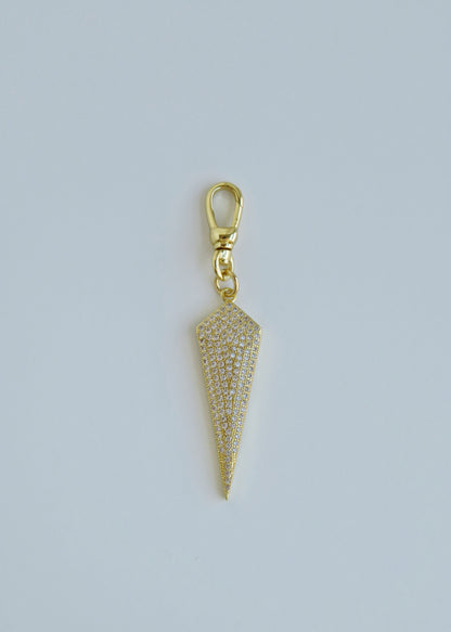 Diamond Arrowhead Pendant with Swivel Clasp