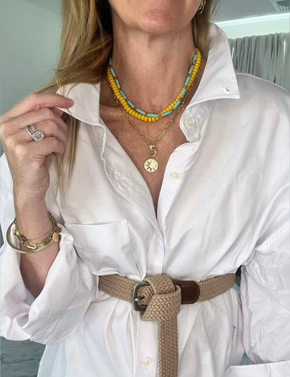 Elevate Your Aura Necklace - 8 Point Star