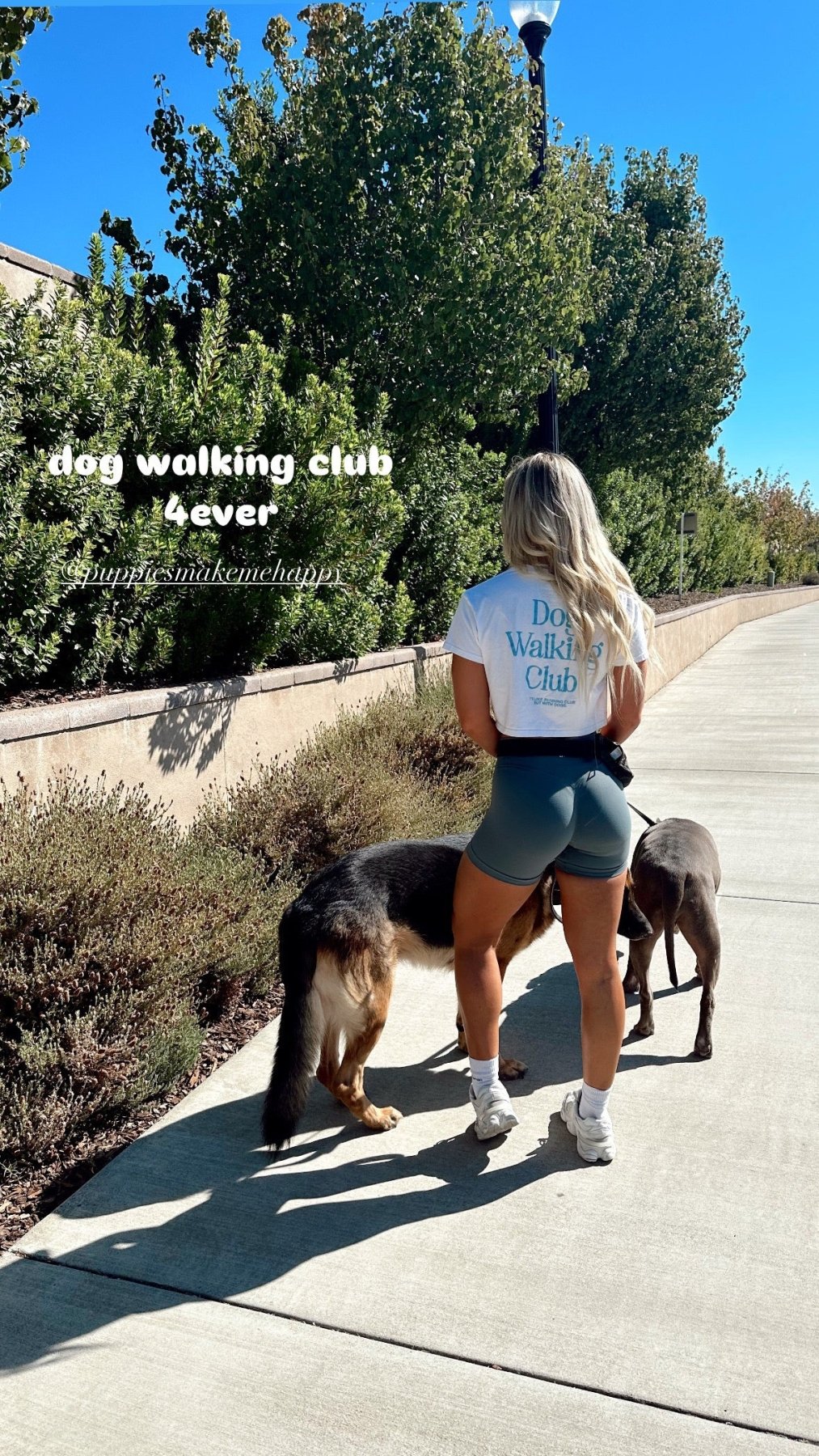 Dog Walking Club Crop Top | Gift for Dog Moms Who Love Their Walks | Made in USA