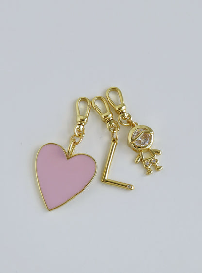 Boy & Girl Charm on Swivel Clasp