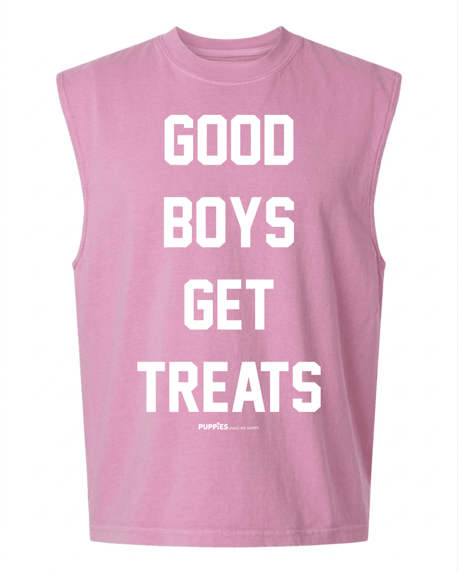 Good Boys Get Treats Muscle Tank | Gift for Dog Dads & Dog Lovers