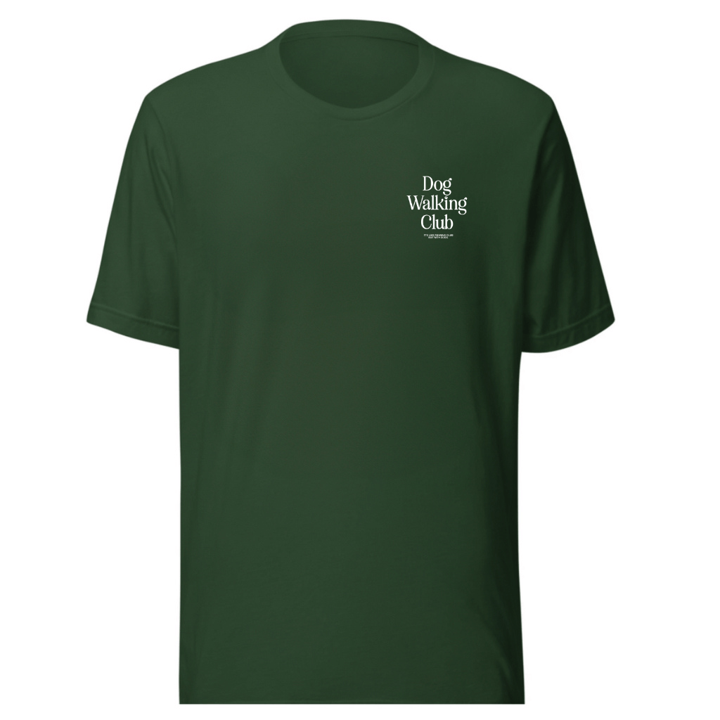 Dog Walking Club T-Shirt | Gift for Dog Lovers & Dog Walkers | Puppies Soft™ Fabric