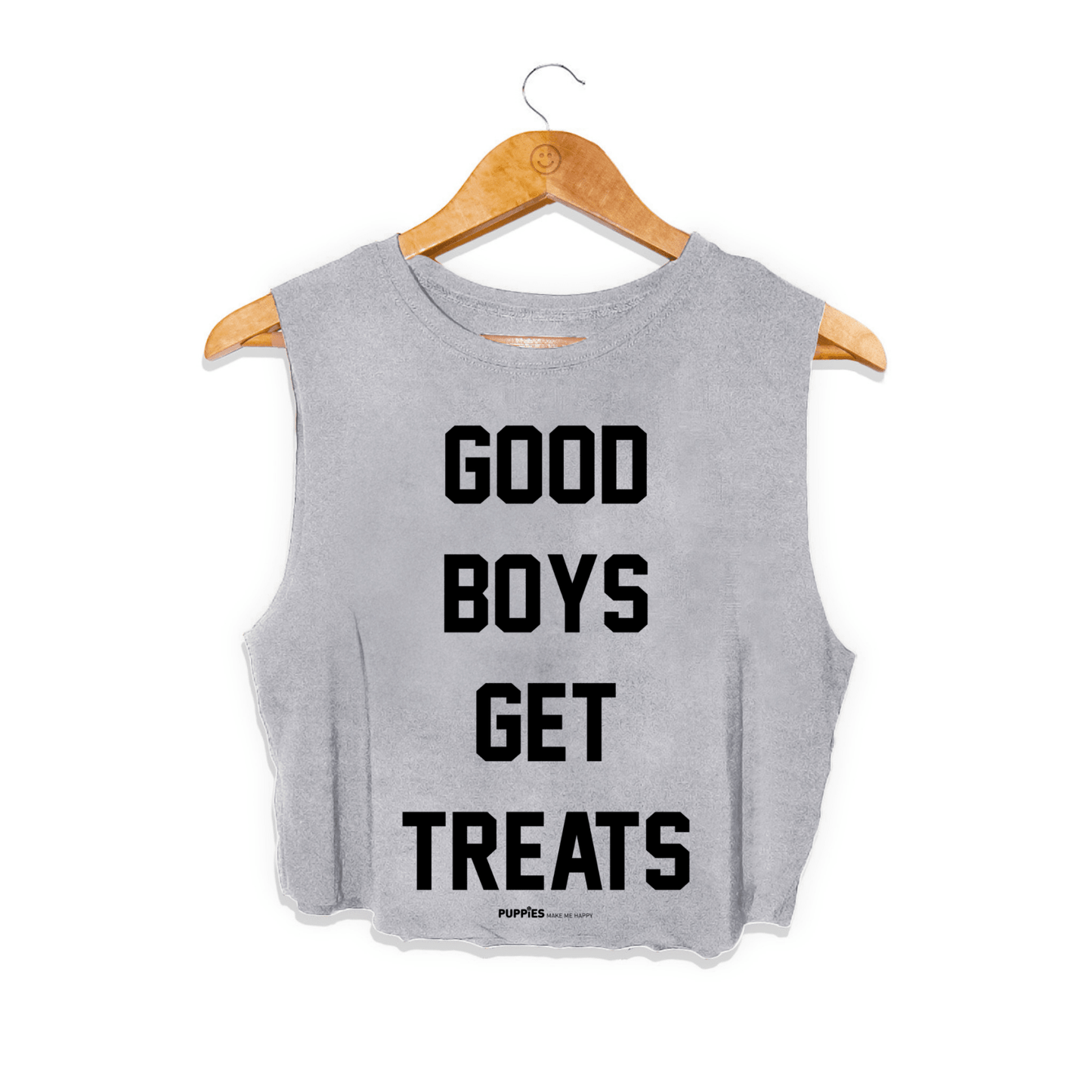 Good Boys Get Treats Crop Tank | Gift for Dog Moms | Made in USA