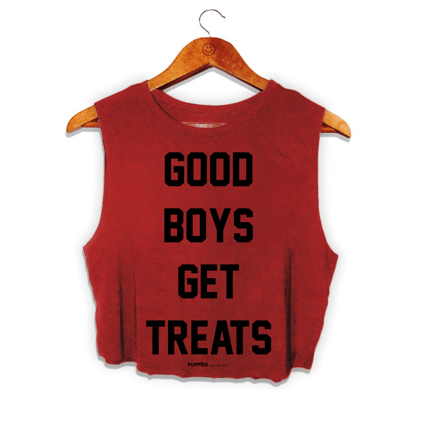 Good Boys Get Treats Crop Tank | Gift for Dog Moms | Made in USA