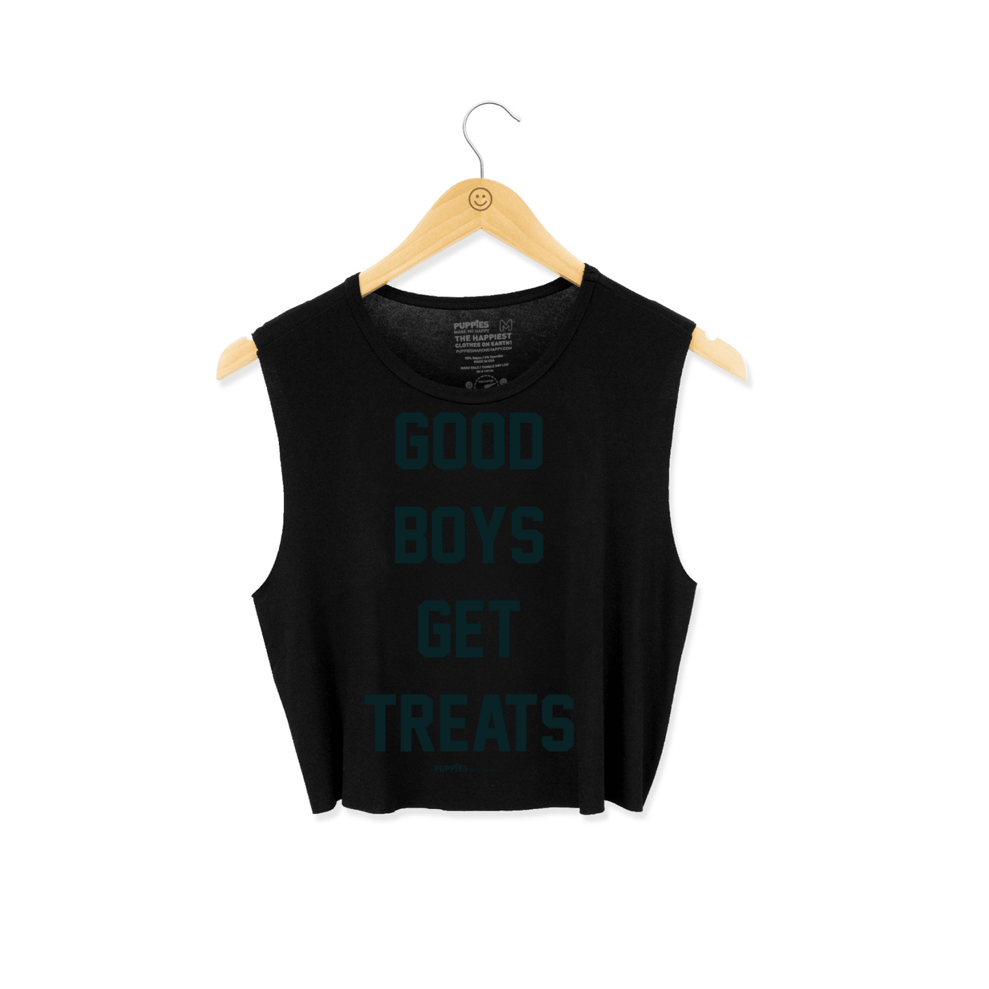 Good Boys Get Treats Crop Tank | Gift for Dog Moms | Made in USA