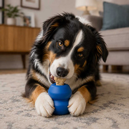 Double Trouble Dog Toy - Dual Chamber Treat Dispenser for Large Dogs | USA Made
