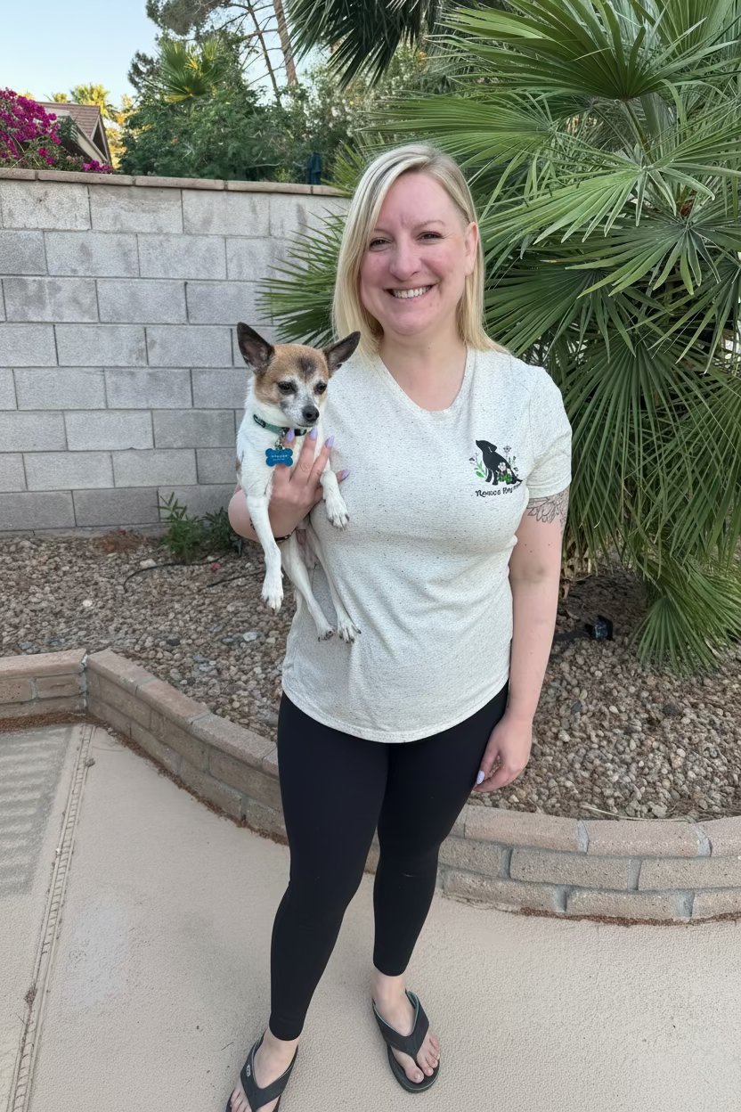 Rescue Dog Mom Floral Tee