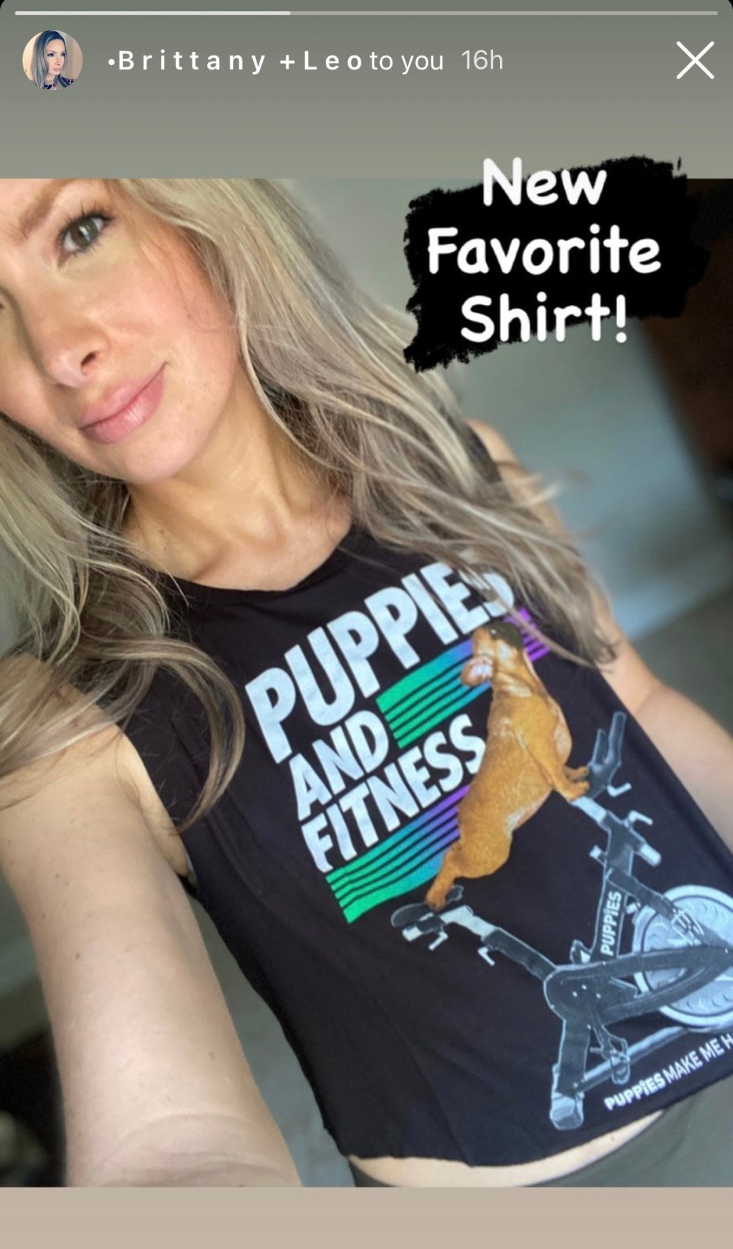 MISPRINT | Puppies & Fitness Spin Bike Future Colors | Crop Top Made in USA