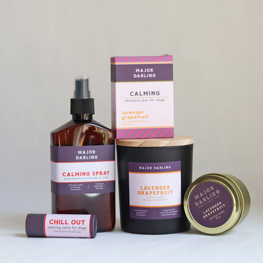 calming dog bed spray